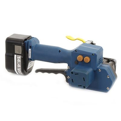 Buy Durable 3000N Tension Power Li-ion Rechargeable Strapping Tool with Back Up Battery for PET Band 13-19mm online manufacture
