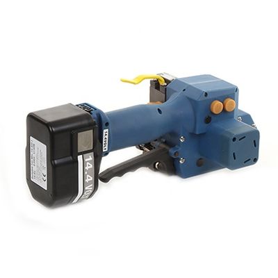 Buy 3000N Tension Power Li-ion Rechargeable Strapping Tool with Back Up Battery and Friction Welding online manufacture