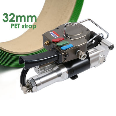 Buy 6KN Tension Pneumatic Plastic Strapping Tool PET Belt Packing 25mm 32mm PET Tape online manufacture