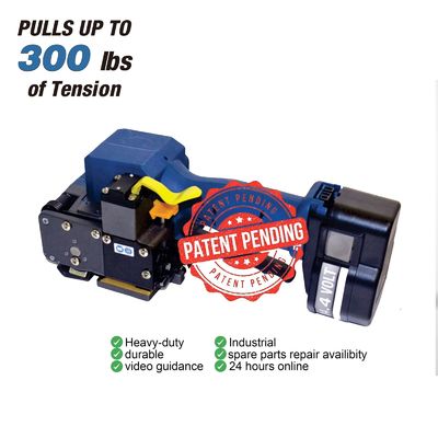 Buy Electric Strapping Machine 27000mah Battery One Touch 2024 Plastic Strapping Tool for Industrial PP/PET Strapping Machines online manufacture
