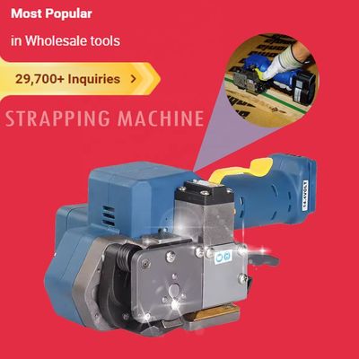 Buy Battery Powered Strapping Machine with 72W Storage Capacity and Rechargeable Battery for Heavy Duty Applications online manufacture
